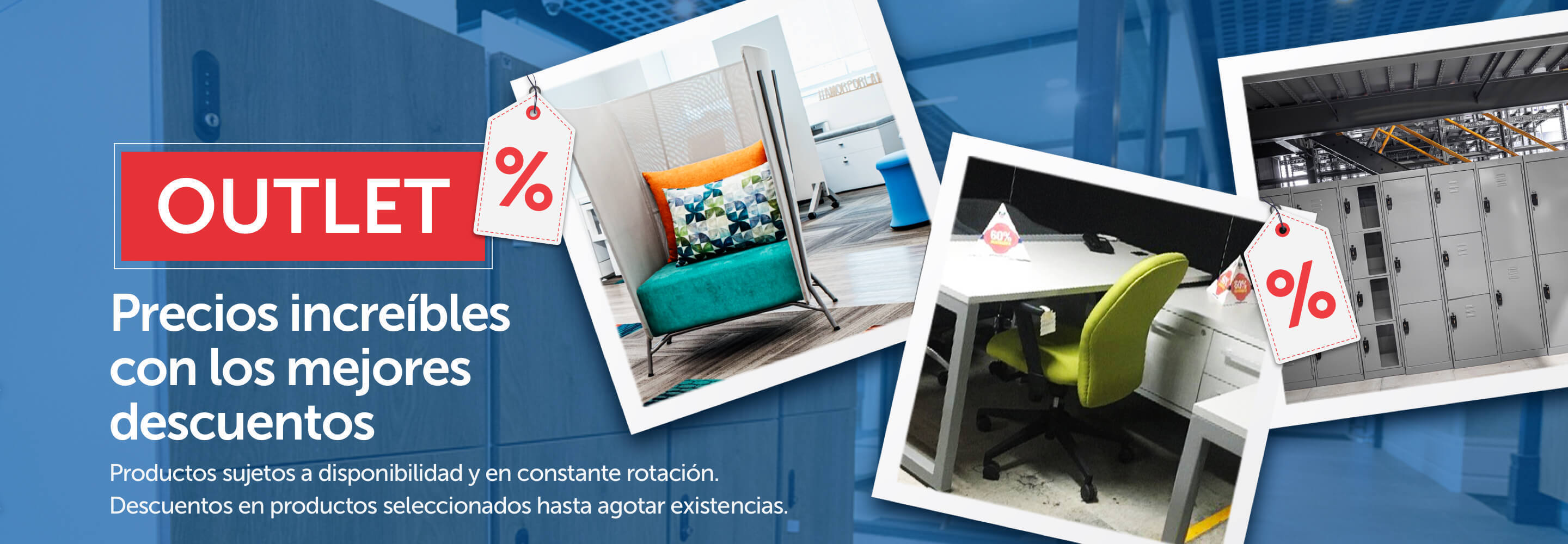 Sala de promociones. Desde un 40% de descuento.